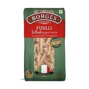 Borges Whole Wheat Fusilli Pasta 500 GMS