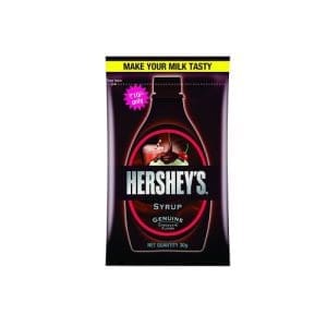Hershey's Chocolate Syrup Sachet, 30 GMS Pack of 10