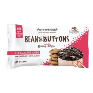 Bean To Buttons Baking Chocolate Chips, 200 g Pouch