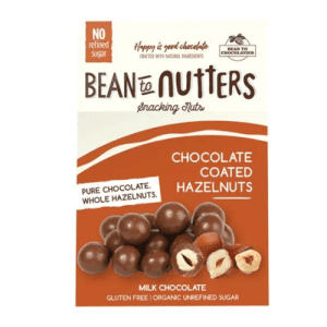 Bean To Nutters Milk Chocolate Hazelnut, 80 g Box