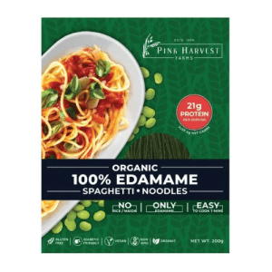 PINK HARVEST FARMS 100% Edamame Spaghetti Noodles, 200 g