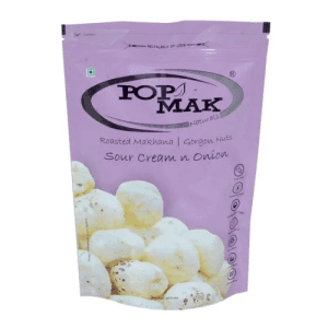 Popmak Roasted Makhana - Sour Cream n Onion, 80 g