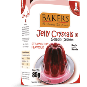 Bakers Jelly Crystal Strawberry 85GMS