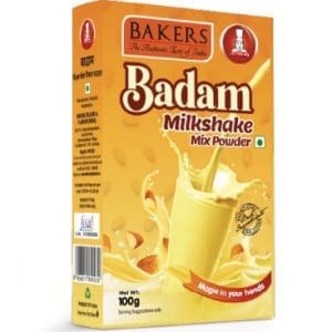 Bakers Badam Milk Shake Mix Powder 100 GMS