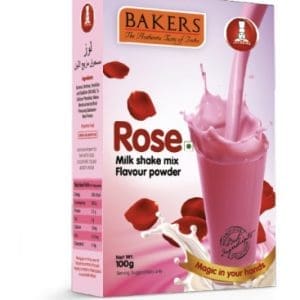 Bakers Rose Milkshake Mix Powder 100 GMS