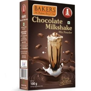 Bakers Chocolate Milkshake Mix Powder 100 GMS