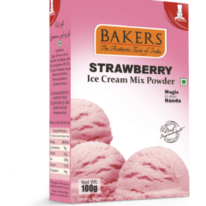 Bakers Strawberry IceCream Mix Powder 100 GMS