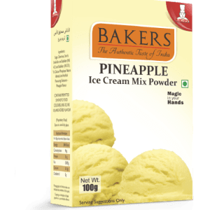 Bakers Pineapple IceCream Mix Powder 100 GMS
