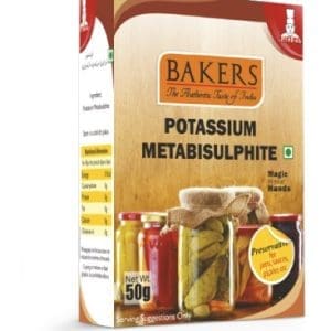 Bakers Potassium Metabisulphite 50GMS