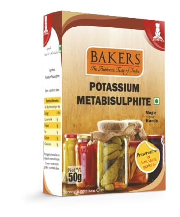 Bakers Potassium Metabisulphite 50GMS