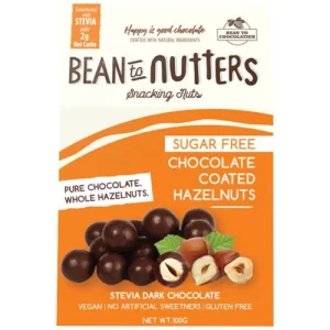 Bean To Nutters Sugarfree Chocolate Hazelnut, 80 GMS