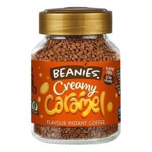 Beanies|Instant Flavoured Coffee |Creamy Caramel|Low Calorie, Sugar Free|50 g|Pack of 1