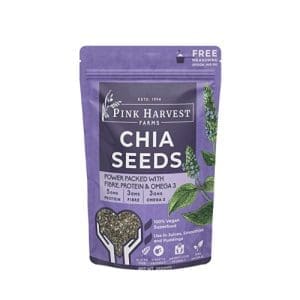 Pink Harvest Farms Chia Seeds Pouch, 350 GMS