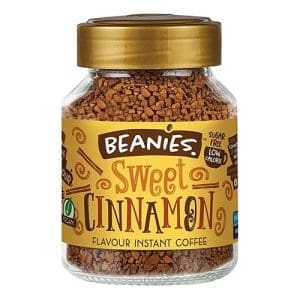 Beanies Flavor Coffee Instant, Sweet Cinnamon, Low Calorie, Sugar Free, 50 GMS
