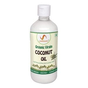 UMANAC Cold Pressed Natural Virgin Coconut Oil Pet Bottle, 500ml