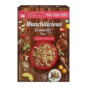 Munchilicious - Granola Breakfast Cereals - Dried Fruits, 500 GMS
