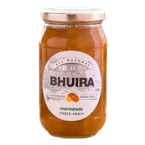 BHUIRA Three Fruit Marmalade - Delicious, Blend Of Sweet, Sour & Bitter Taste, 470 g