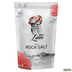 Lunn Natural Fine Grain Pink Rock Salt, 500 g