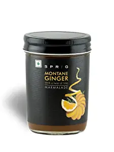 Sprig Ginger Marmalade | Crafted with Montane Ginger and Green Lime | Use as Fruit Spread or Regular Jam | Marmalade for Breakfast Spread, Dessert Topping & Beverages | 290 GMS