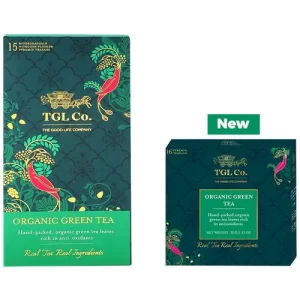 TGL Co. Organic Green Tea Bag, 32 GMS (16 Bags x 2 g each)