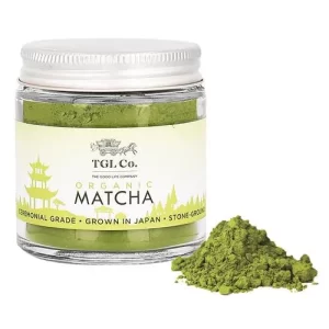 TGL Co. Organic Japanese Matcha Tea Powder, Ceremonial Grade, 25 g Bottle