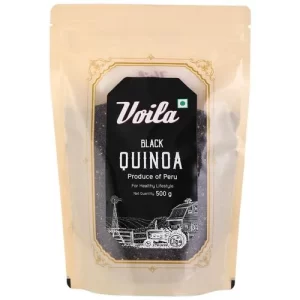 Voila Black Quinoa From Peru, 500 GMS
