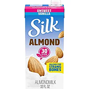 Silk Unsweet Almond Milk 30 Calories for Serving 946 ML