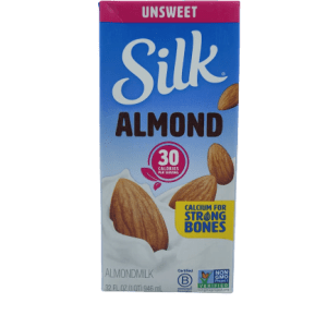 Silk Unsweet Almond Milk 30 Calories for Serving 946 ML