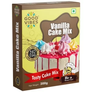 Good Vibes Vanilla Cake Mix 200gm (egg free)