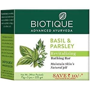 Biotique BASIL & PARSLEY BODY CLEANSER 3x75GMS(body cleanser) new