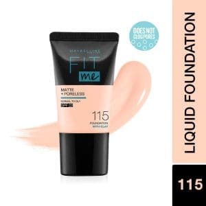 Maybelline New York Fit Me Foundation Tube, 115ML