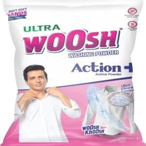 Woosh Washing Powder Action 700 GM Buy 1 Get 1 Free !