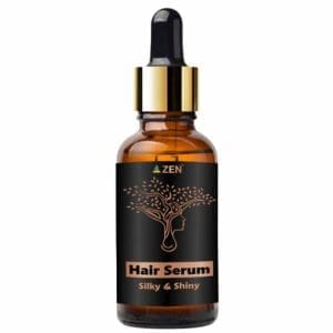 Zen Hair Serum for Women/Men| silky &shiny |All Hair Types |Smooth, Frizz free and Glossy Hair | With Vitamin E | 30 ML