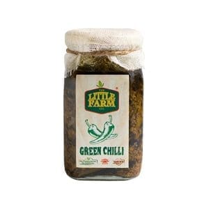 Green Chilli Pickle/ Hari Mirch Ka Achar 200 GMS - Homemade, Farm Fresh, Preservative Free & Traditional Taste - by The Little Farm Co