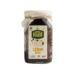 Lemon Black/ Ayurvedic Pickle/ Nimbu Kala Achar- 200 GMS Homemade, Farm Fresh, Preservative Free, Gourmet Foods & Traditional Taste - by The Little Farm Co