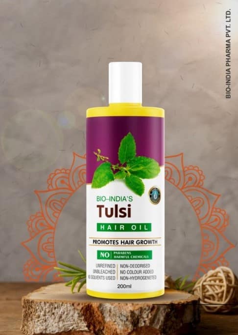 Bio India's Tulsi Hair Oil 200 ML