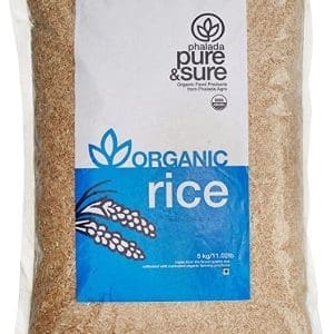 Phalada Pure & Sure Organic Brown / Un Polished Rice 5 KG