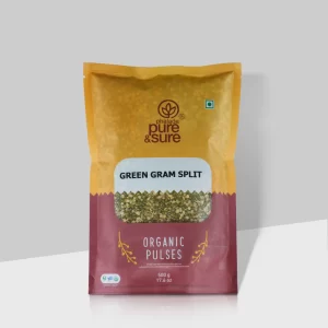 Phalada Pure & Sure Organic Green Gram SPLIT - 500 GMS