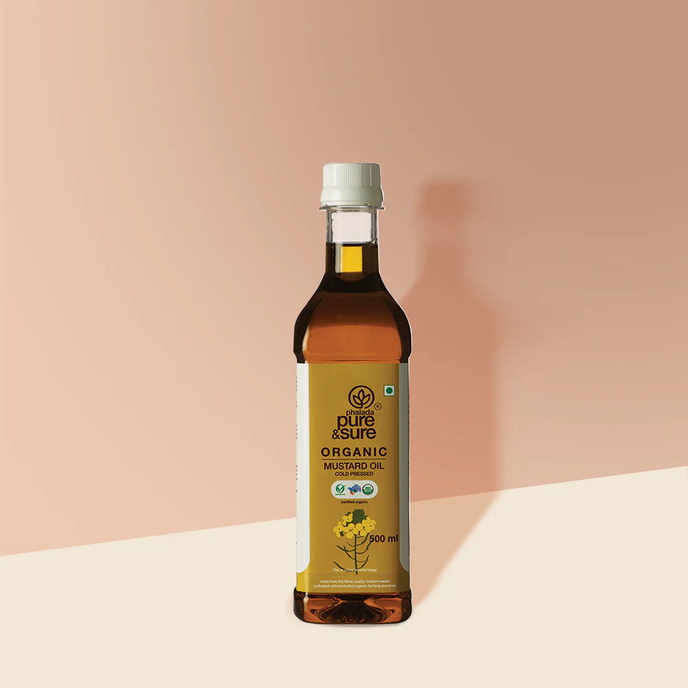 phalada pure & sure Organic Mustard Oil 500ML