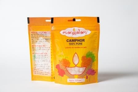 Mangalam Camphor tab Pouch (10GMS , Pack of 1)