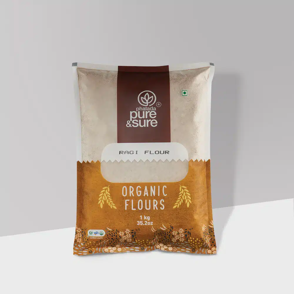 phalada pure & sure Organic Ragi Flour 500 GMS