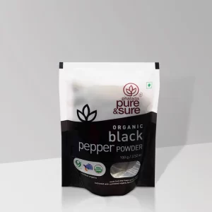 Phalada Pure & Sure Organic Black Pepper Powder-100 GMS