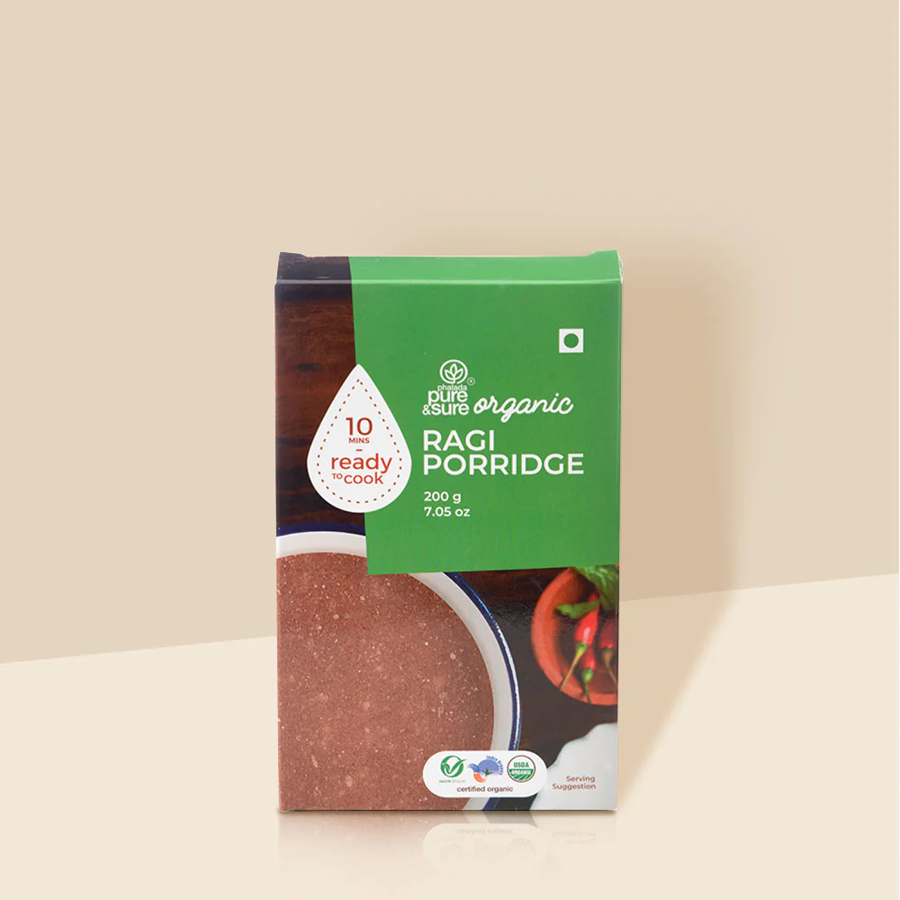 phalada pure & sure Organic Ragi Porridge-200 GMS