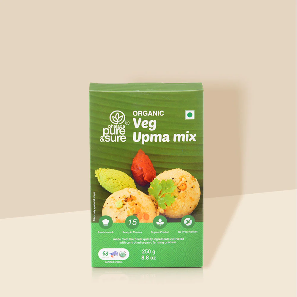 phalada pure & sure Organic Vegetable Upma-250 GMS