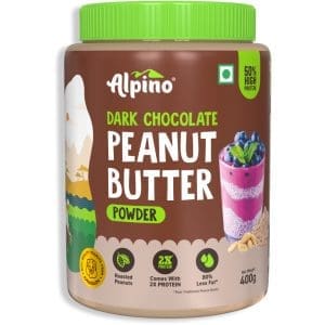 Alpino Peanut Butter Powder Dark Chocolate 400 GM